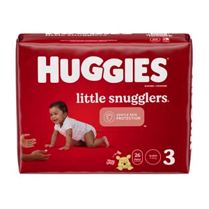 KIMBERLY-CLARK HUGGIES® LITTLE SNUGGLERS DIAPERS